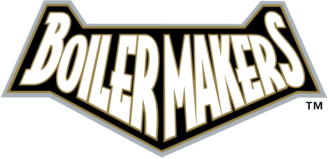 Purdue Boilermakers 1996-2011 Wordmark Logo diy DTF decal sticker